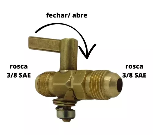 Imagem de Registro 3/8 Sae X 3/8 Sae