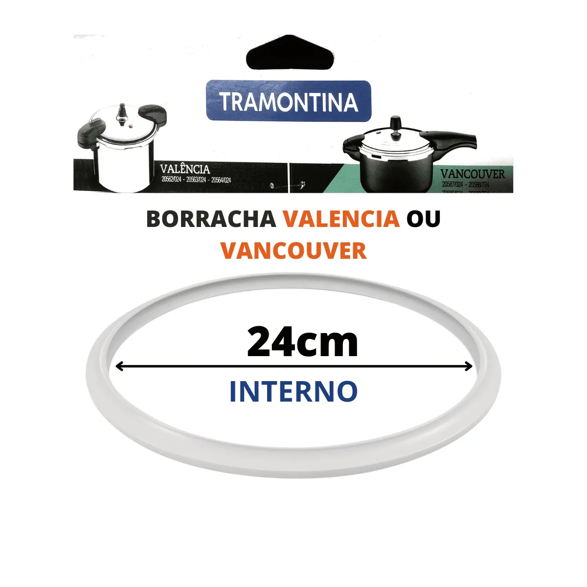 Imagem de Borracha Tramontina 7-8-10Lts Silicone