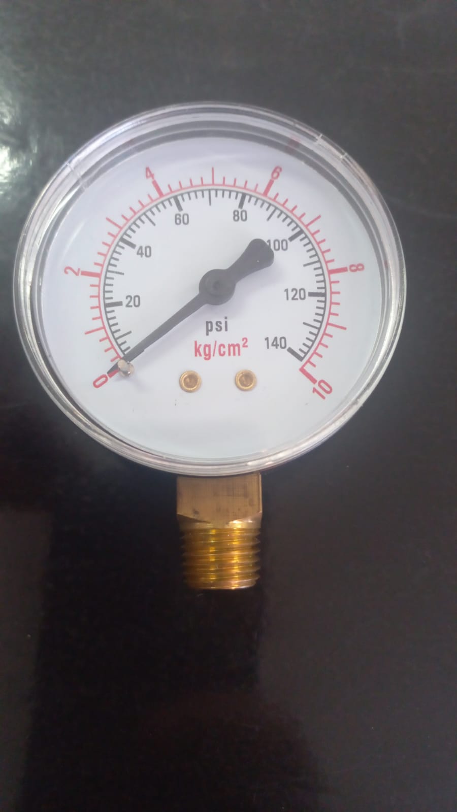Imagem de Manômetro  Psi X 10 Kgf/cm2 Rosca 1/4 Ø 60cm