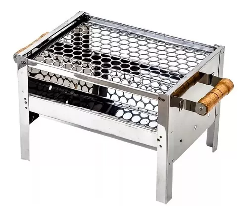 Imagem de Churrasqueira Baby Inox Carvão 37x25